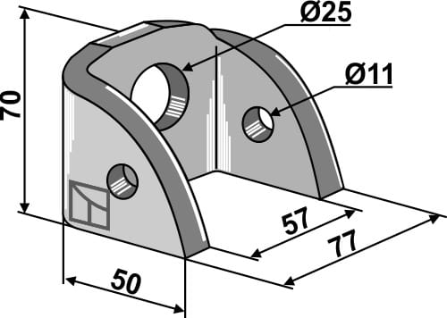 BL3686 Halter - passend zu Kuhn / Quivogne BPB00025