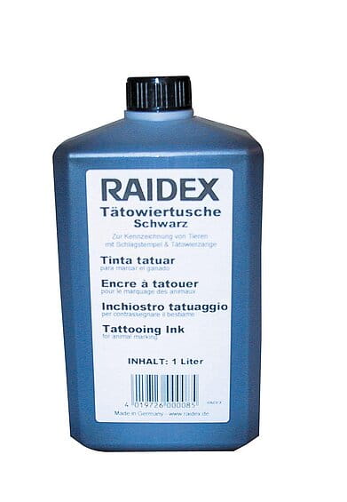 30219 Tätowiertusche 1 Liter schwarz
