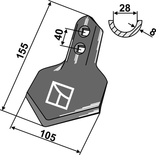 BL28202 Schar - passend zu Kongsklide