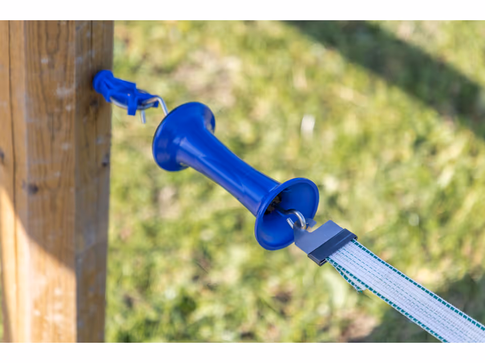5x Torgriff Premium blau m. Litz- clip Bandverbinder 20mm