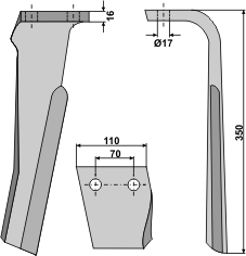 BL6060 Kreiseleggenzinken L - passend zu Rabe KG - 35