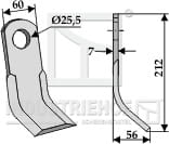 BL4197 Y- Messer 212 für Tierre