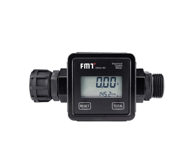 Pressol Volumenzähler Kit digital Turbinenrad G 1" Einbauzähler Set für Diesel & Heizöl