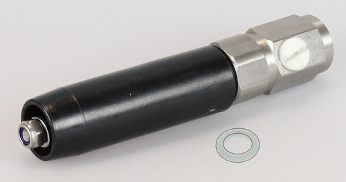 Suevia pipe valve made entirely of stainless steel with seal