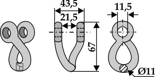 BL28147 Schäkel - passend zu Votex 4503061
