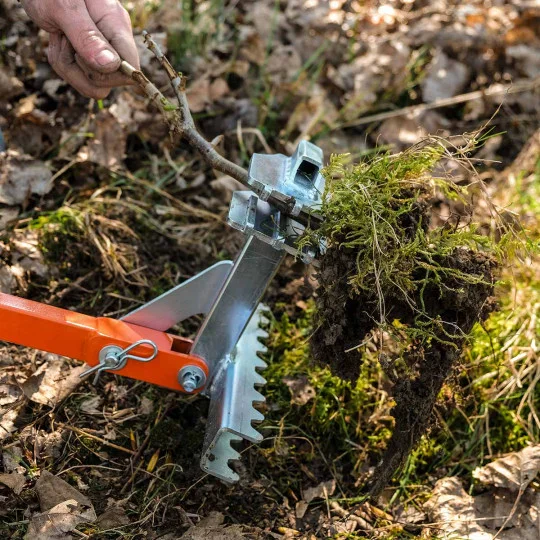 Mini arrache-arbustes – Outil professionnel compact pour éliminer les petits arbustes et les plantes envahissantes