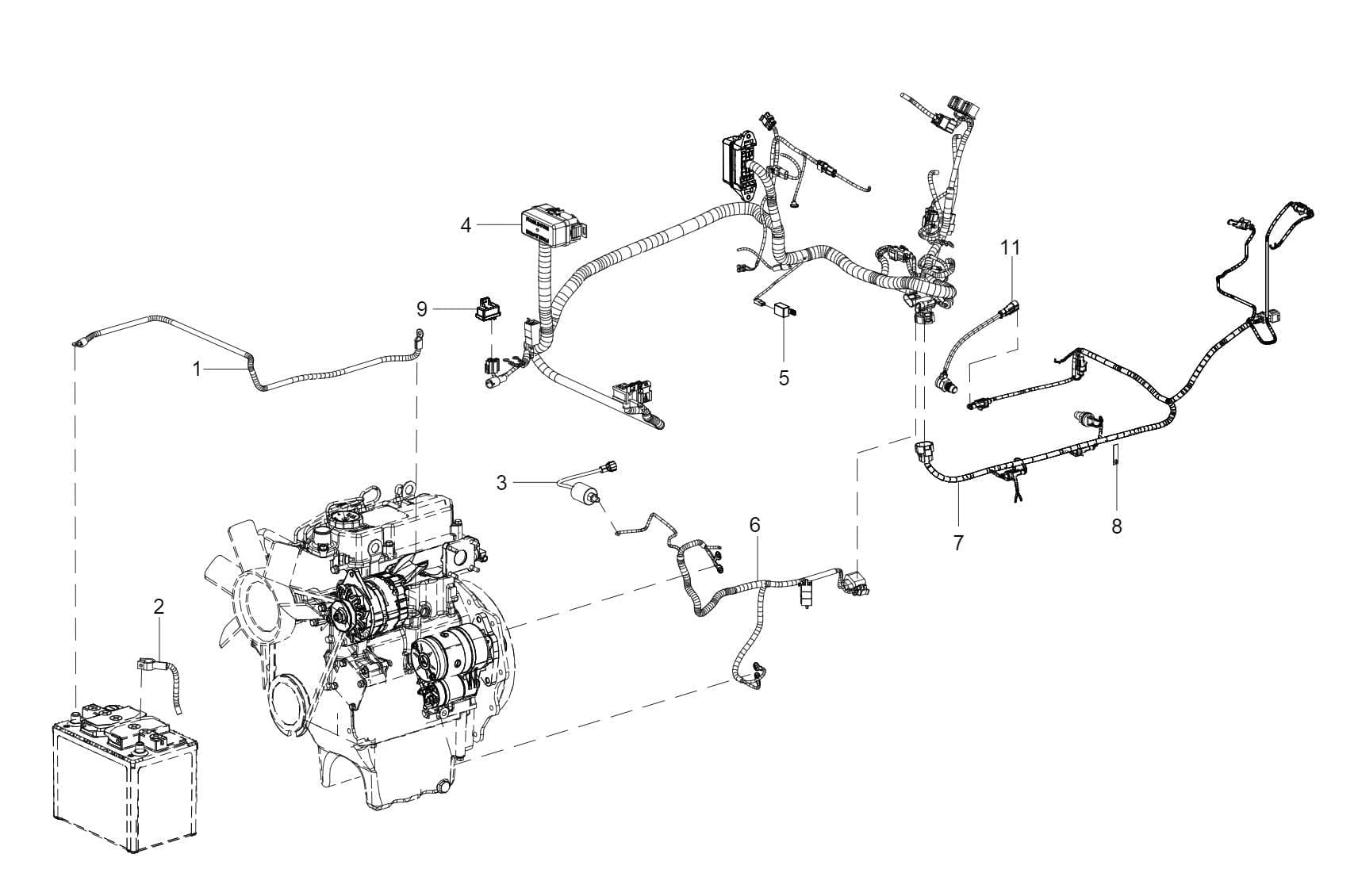 BL18288 Hauptkabelbaum Solis 26