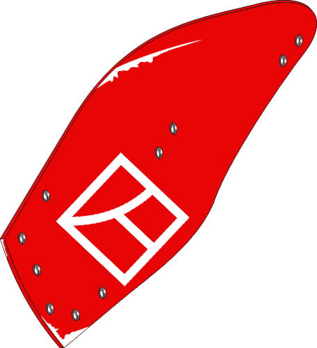 BL30817 Streichblech-Hinterteil 14“-18“ L - passend zu Kverneland KK07328794