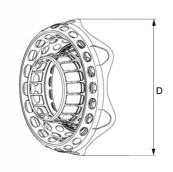 Walterscheid protective funnel outer 230mm - SD25/20