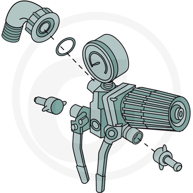 Annovi Reverberi Anschlusssatz  für GI 40, RM 40