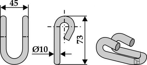 BL28148 Schäkel - passend zu Votex 45.03.050