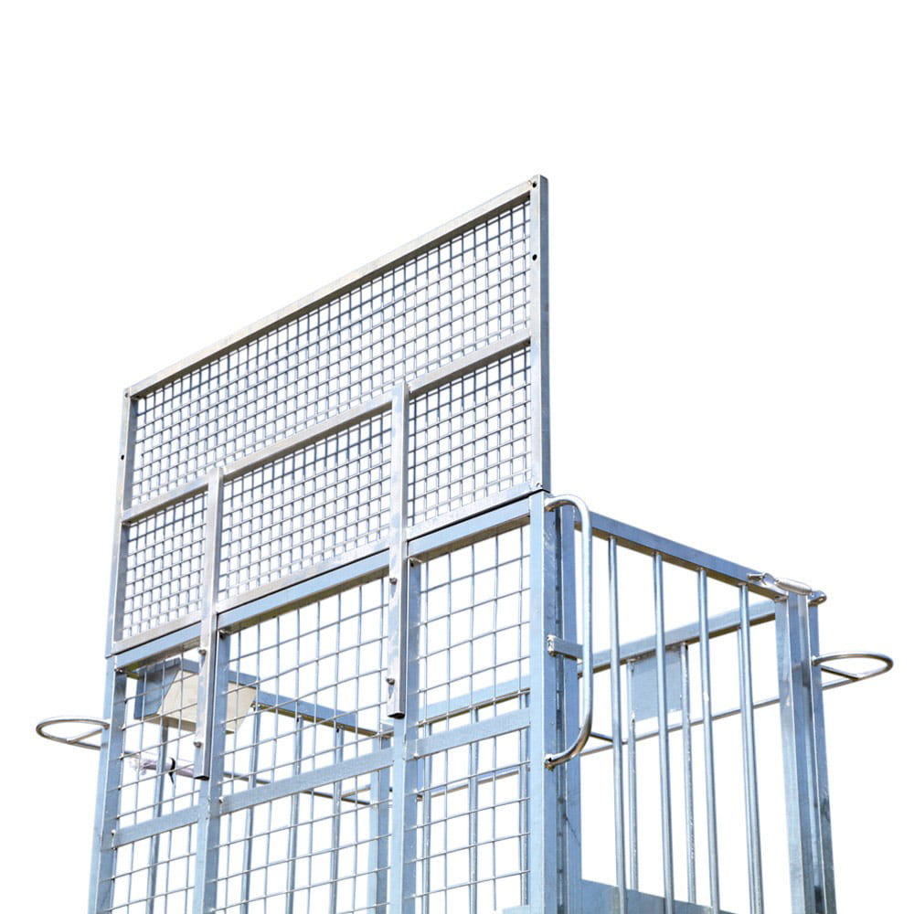 Schutzgitter 1570x800 mm / für Arbeitsbühne mit Stapleraufnahme / verzinkt