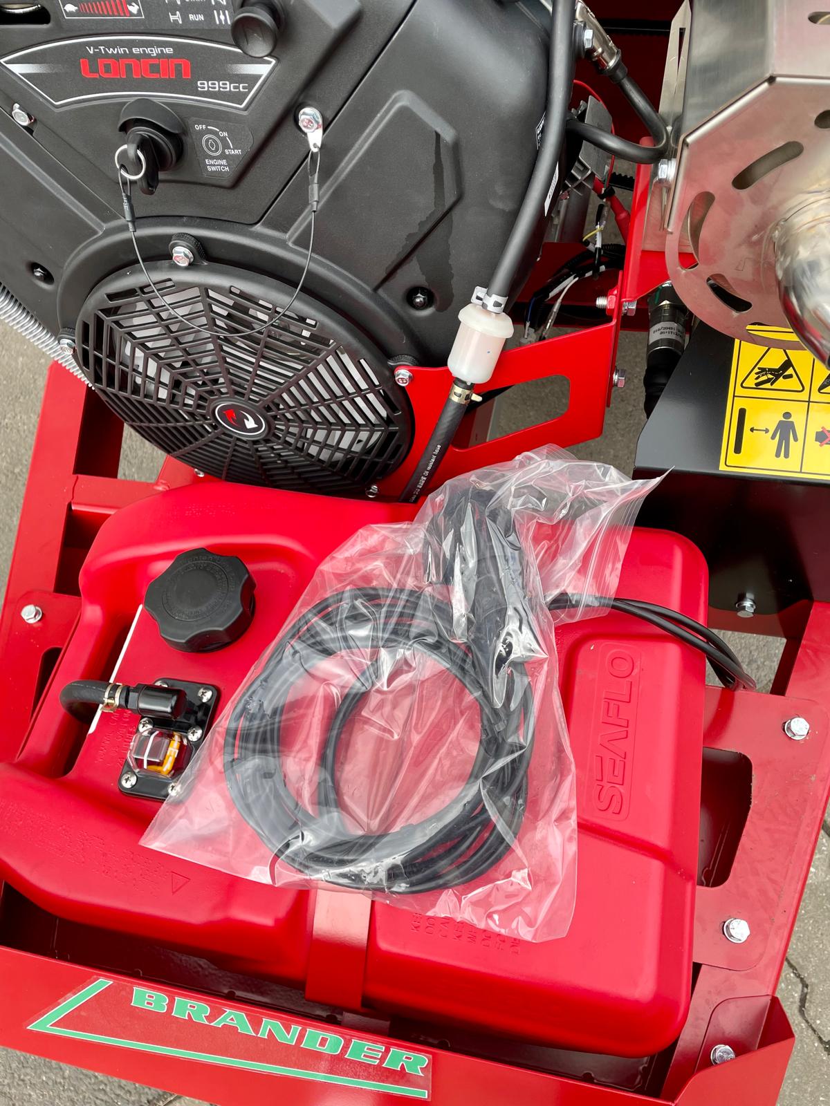 BRUGGER HX16 Pro wood chipper with petrol engine - road legal