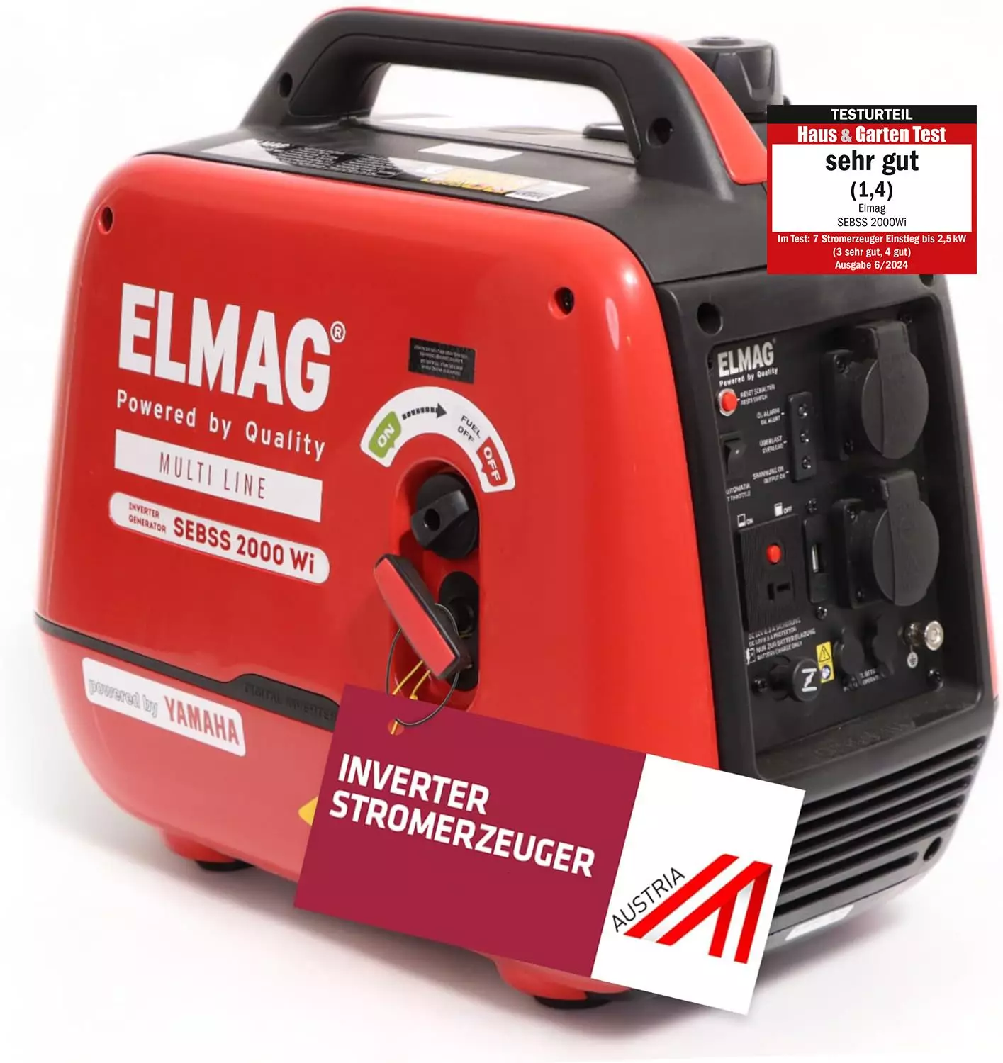 Inverter Stromerzeuger - Yamaha Motor MZ80 / 230/50 V/Hz - super schallgedämmt