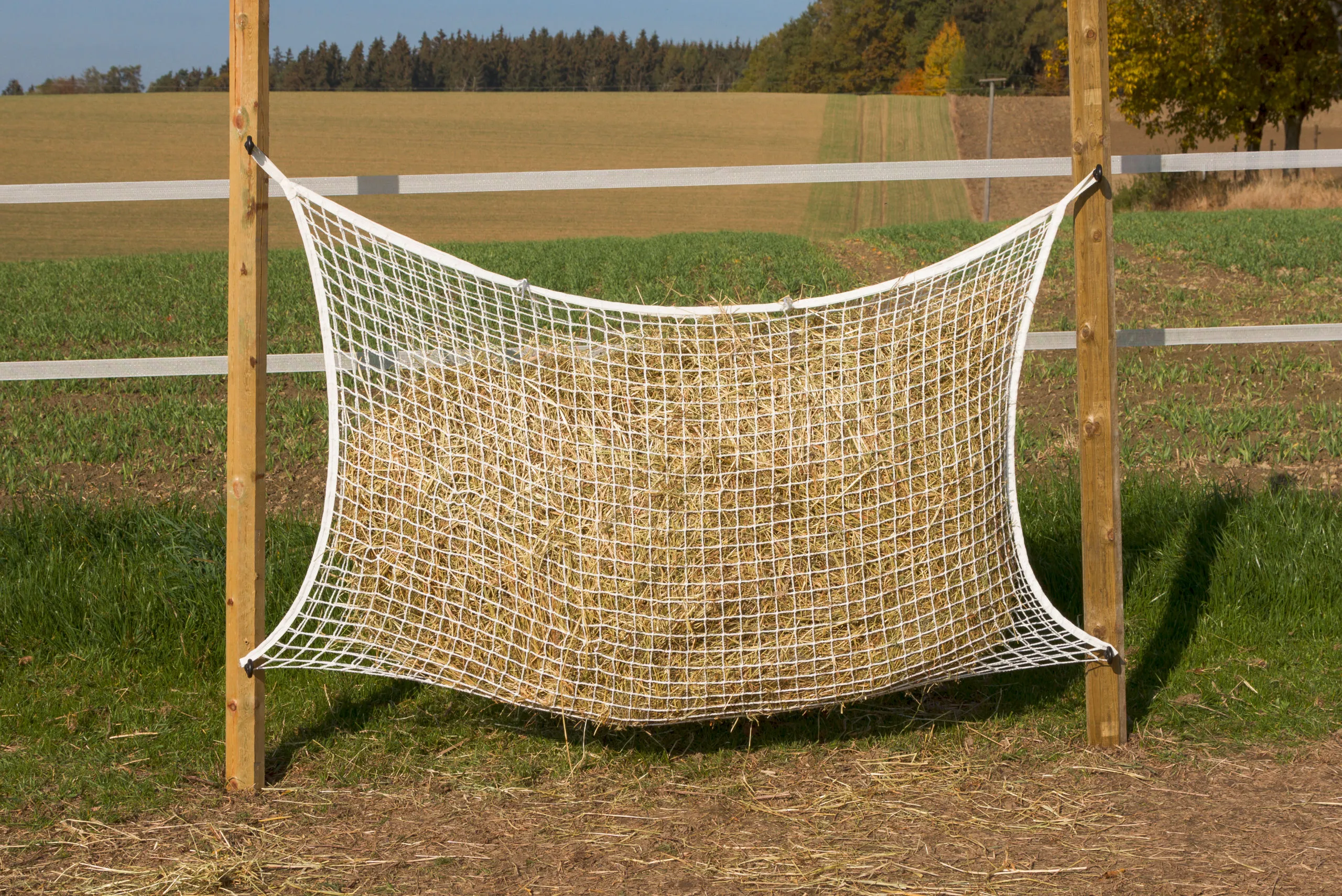 Heunetz 24 Stunden-Fütterung 3x3 cm –  160 x 100 cm, Slow Feeding