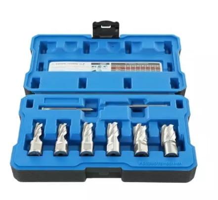 HSS-Kernbohrer-Set 7-teilig für COREMAG – 12–22 mm – Hochwertige HSS Kernbohrer