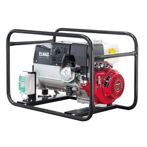 Generator, Stromgenerator, Benzinmotor, Rahmenkonstruktion, Rotastarter