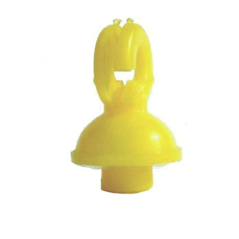 19601 25x Kopfisolator »Doppelring« für Stahlpfahl oval - 8mm