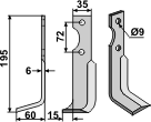 BL4927 Fräsmesser CAS-08L
