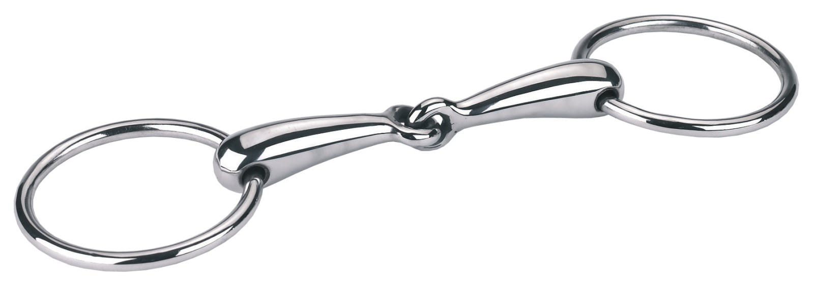 Kerbl hollow water snaffle bit - 18 mm thick