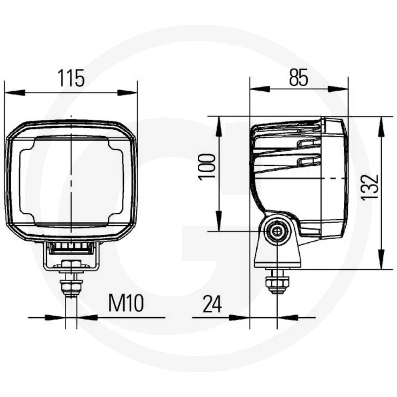 HELLA Arbeitsscheinwerfer LED