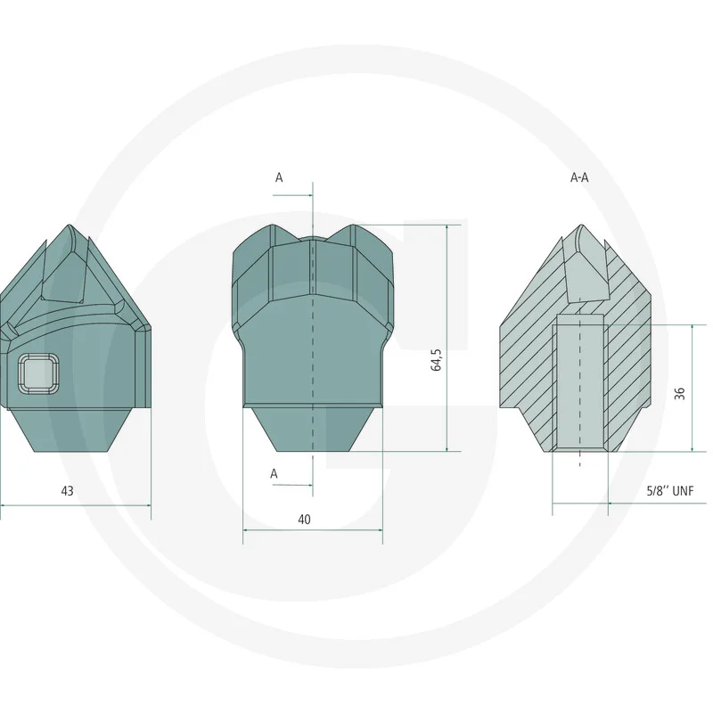 Carbide tool hammer, hard metal - compatible with Baumalight