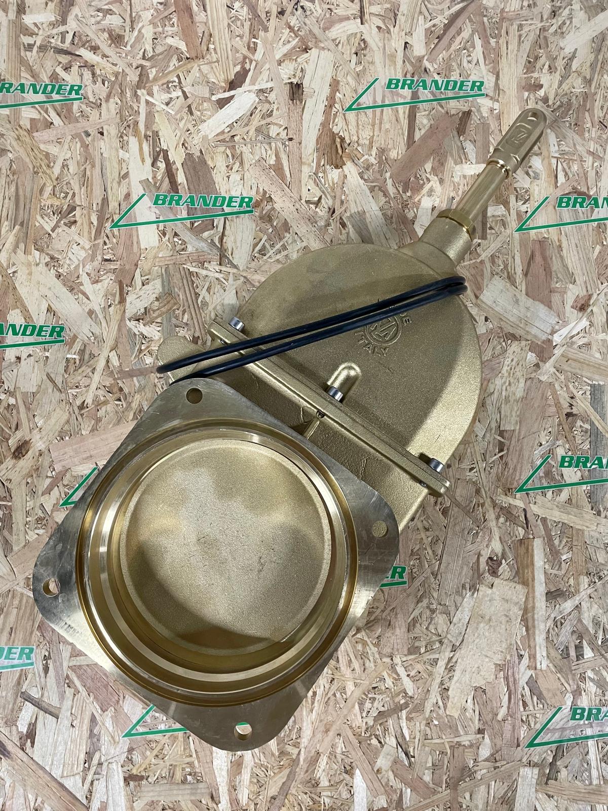 MZ Flanschschieber 8" mit Vierkantflansch