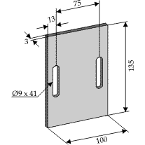 BL3097 Abstreiferblech