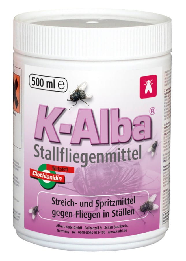 Stallfliegenmittel K-Alba® 500ml – Fliegen effektiv bekämpfen mit Lockstoff & Langzeitwirkung