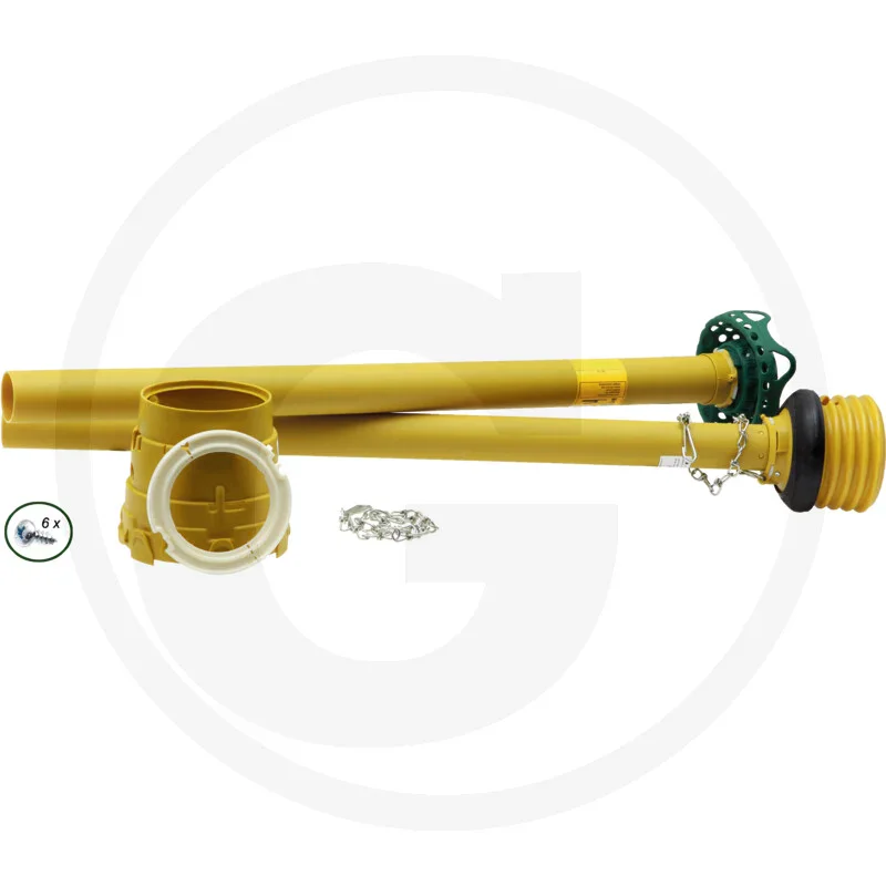 Walterscheid Weitwinkelschutz 80° komplett - SDF25/1 mit Flexo-Trichter einseitig Weitwinkel