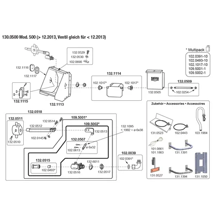 Patura Ventil Trogtränke, Modell 500