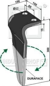 BL27564 Kreiseleggenzinken (DURAFACE) - rechte Ausführung