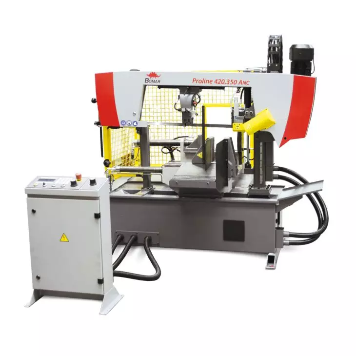 BOMAR Proline 420.350 ANC – Vollautomatischer, zweisäulengeführter Bandsägeautomat für präzise Schnitte bis 420 × 350 mm