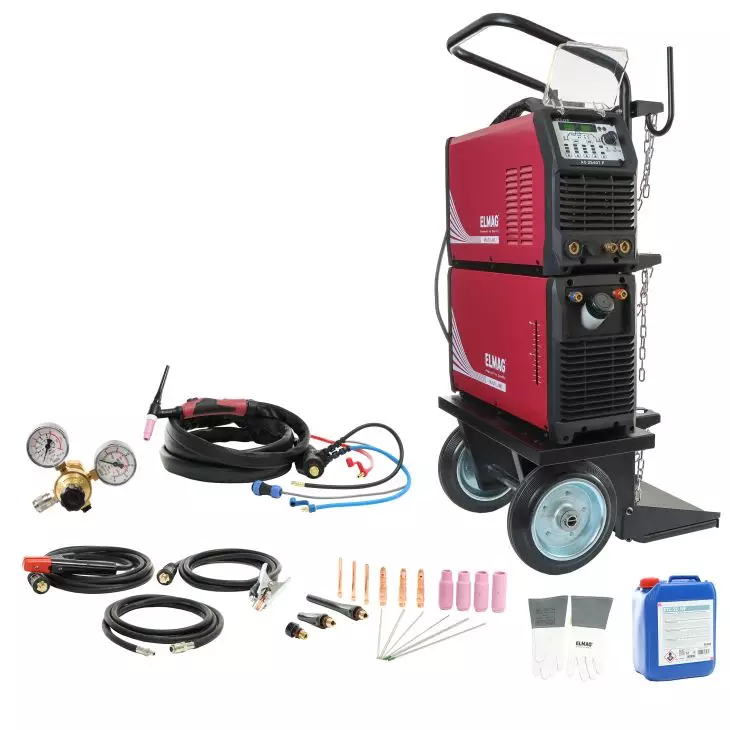 Elmag TIG/WIG welding machine 10-250A, water-cooled, set