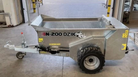 Cynkomet Miststreuer 800 kg Nutzlast, verzinkt, mit Differenzial