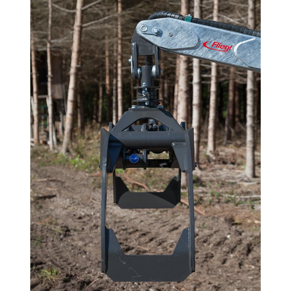 Fliegl Rückezange hydraulisch Dreipunktaufnahme KAT 2 - 10T Schließkraft