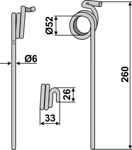E043833 Striegelzinken - passend zu Fiona C.140.002