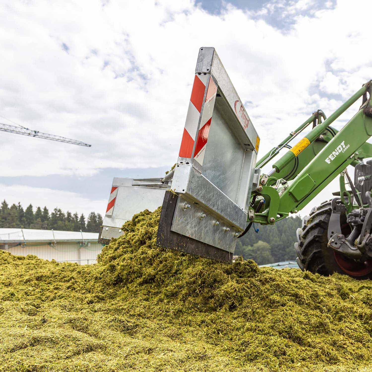 Fliegl Räum- und Schiebeschild 4000 mm – verzinkt, hydraulisch klappbar, Euronorm- & Dreipunktaufnahme