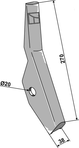 Verschleißschiene - passend zu Simba / Great Plains