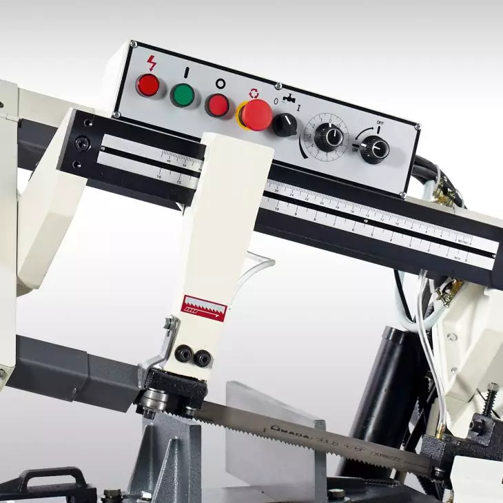 Elmag Metall Bandsägemaschine  – Schnittbereich 380x230 mm, 1500 W Motor, stufenloser VARIO-Antrieb 25–75 m/min