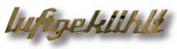BL22489 Emblem Luftgekühlt