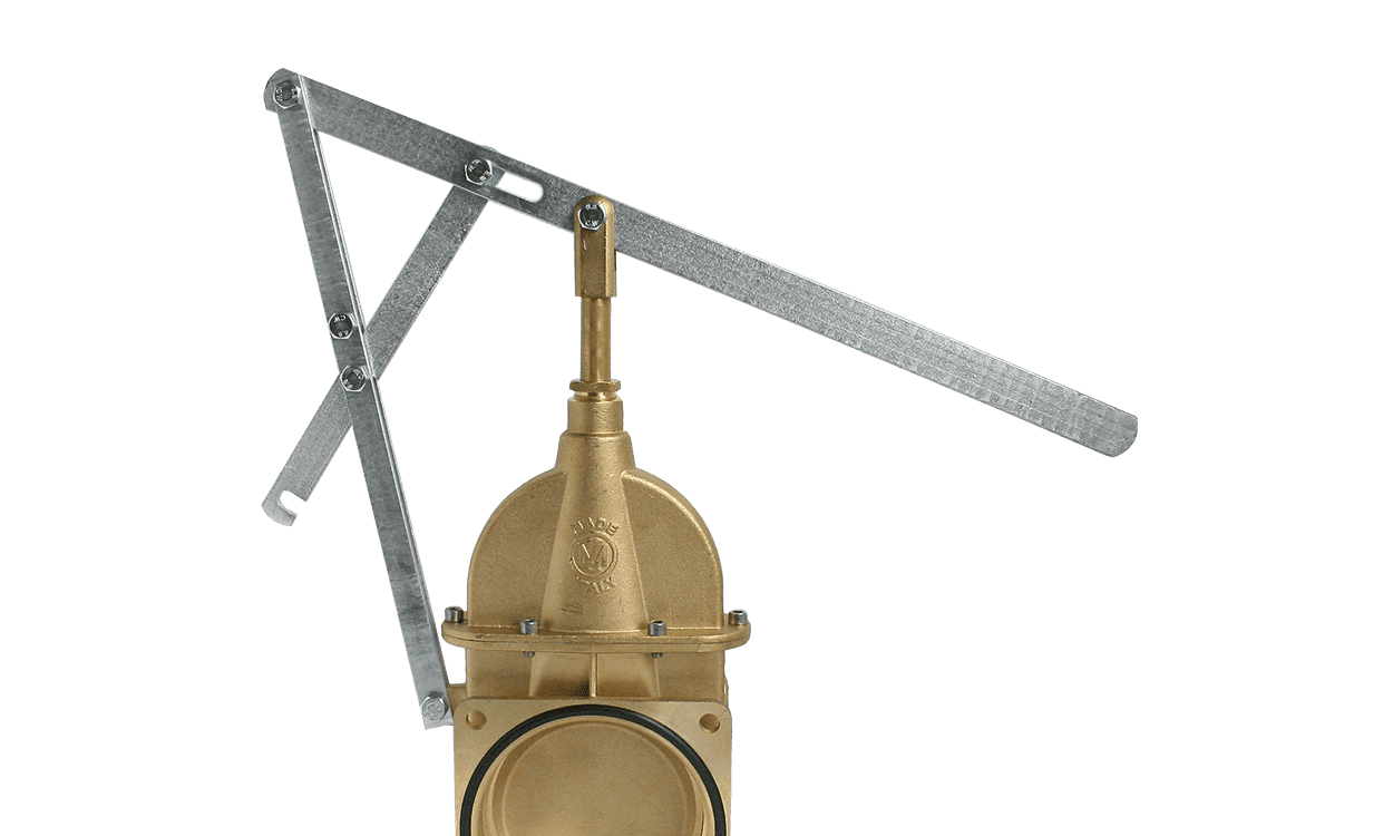 Hebelgarnitur abschließbar für Gülleschieber