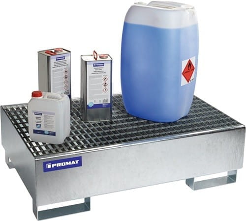 P314618 Promat Auffangwanne 215l mit Gitterrost