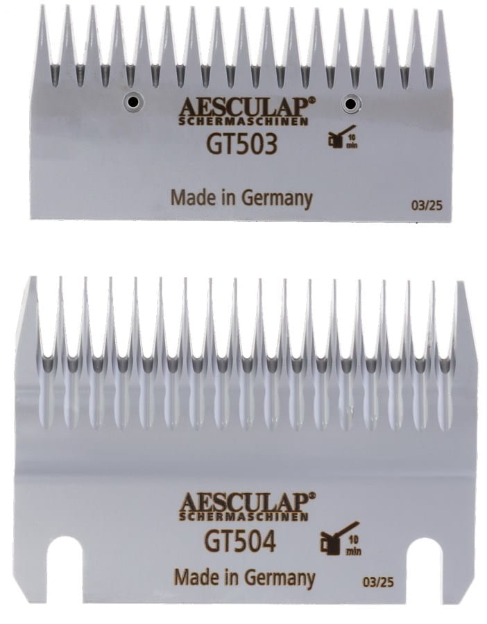 Aesculap Schermesser-Set Econom - Zähne Obermesser 17, Untermesser 18 / Schurhöhe 3mm