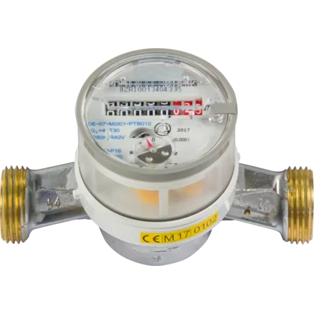 Patura Wassermengenzähler - Anschlüsse 1" Außengewinde