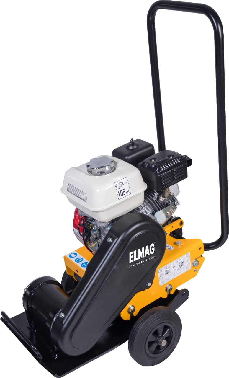 Rüttelplatte vorwärtslaufend PCB12-35 mit Honda-Motor GX160, 12 kN Zentrifugalkraft, inkl. Transport