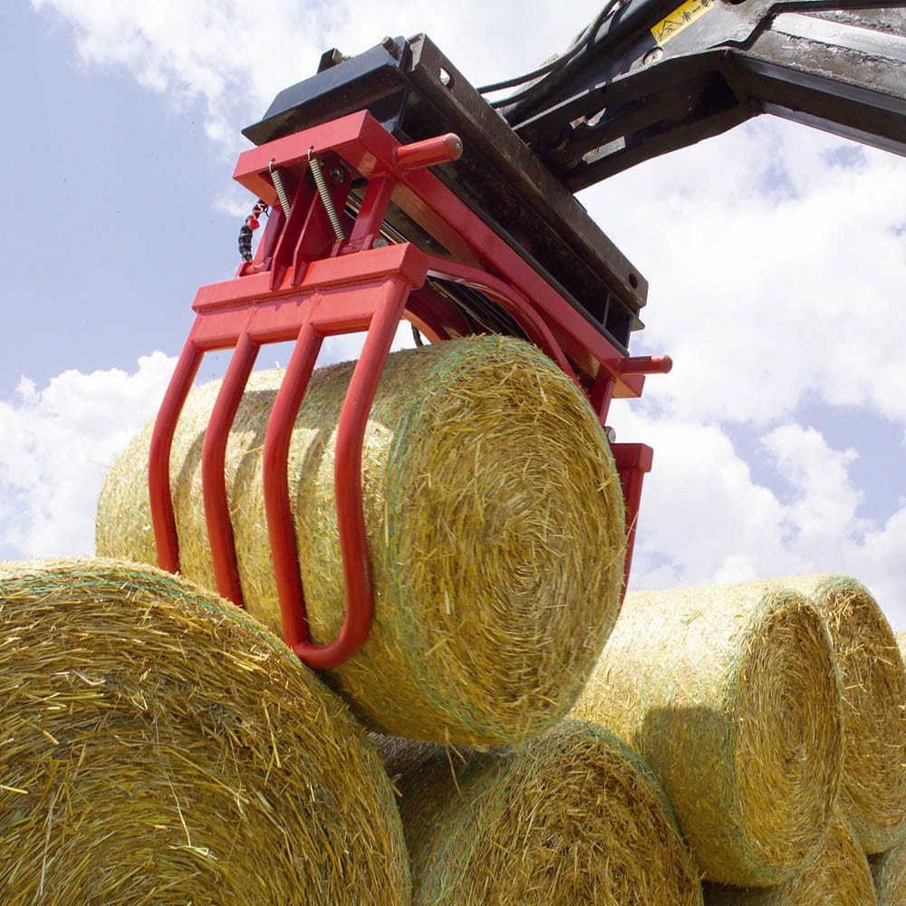 Fliegl Ballenzange Profi-Combi – Euronorm & Dreipunkt | 950–2000 mm Rundballen