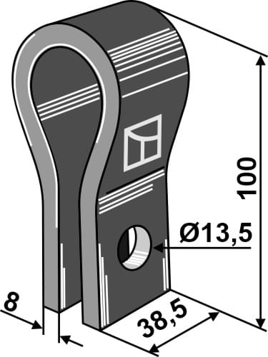 BL4182 Halter - passend zu Taarup 40880000 / Tim