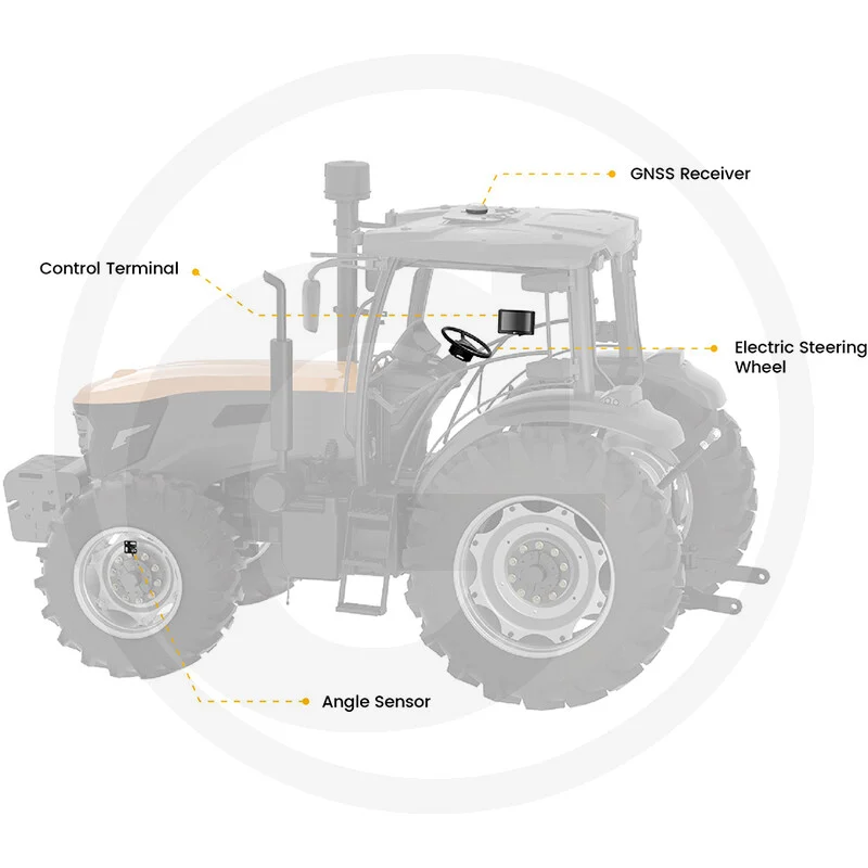 FJDynamics AT2 Steering System RTK – Autosteer GPS System with Steering Wheel Motor 2025