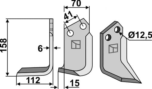 BL5721 Fräsmesser L - passend zu Palladino 560104